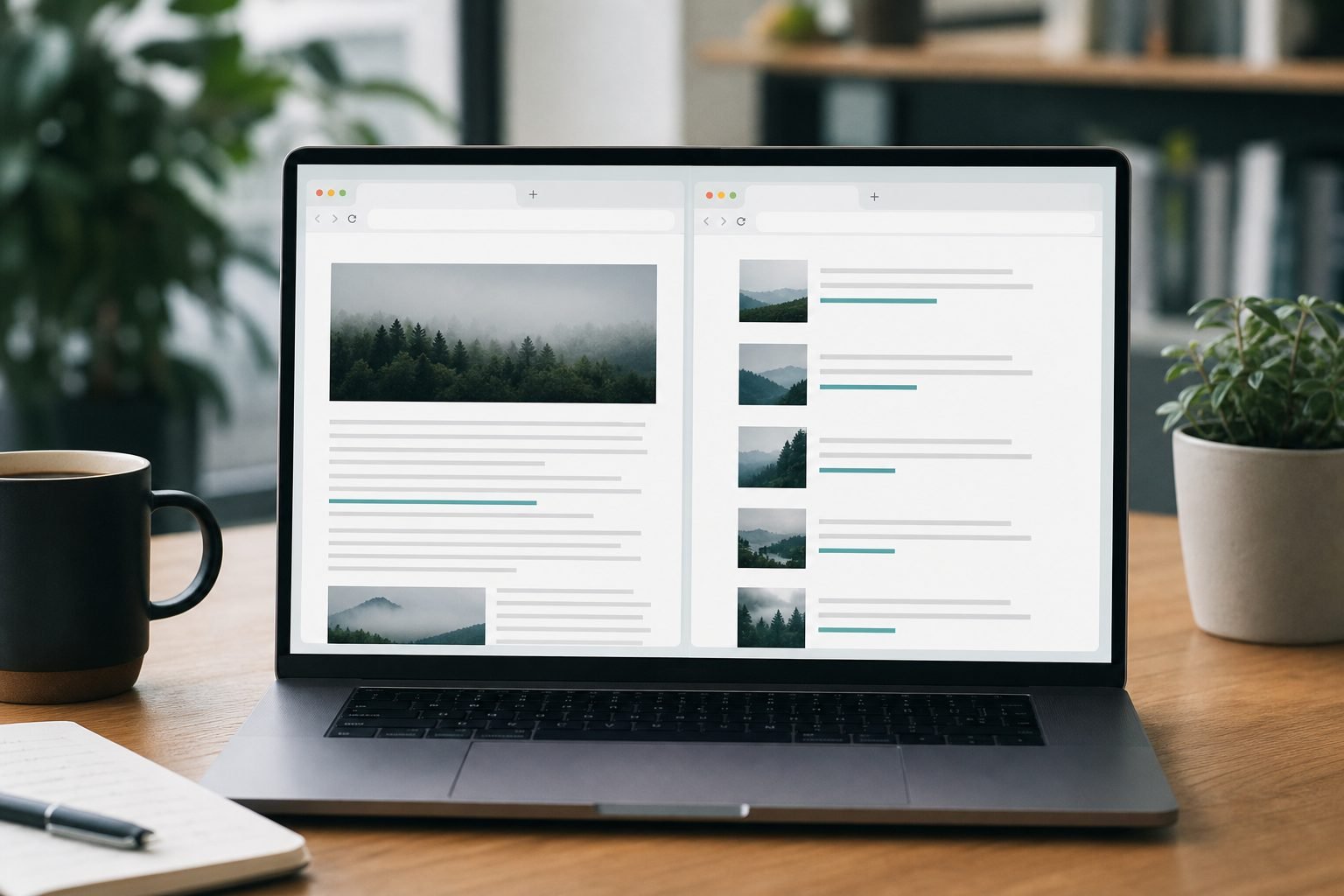 Natural in-content links compared with weak outbound patterns